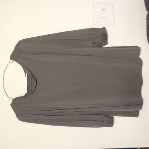 Isabel maternity 3/4 sleeve shirt olive green size medium